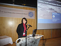 Suzanne Fleek-Green reported on Alaska Youth and Global Warming.